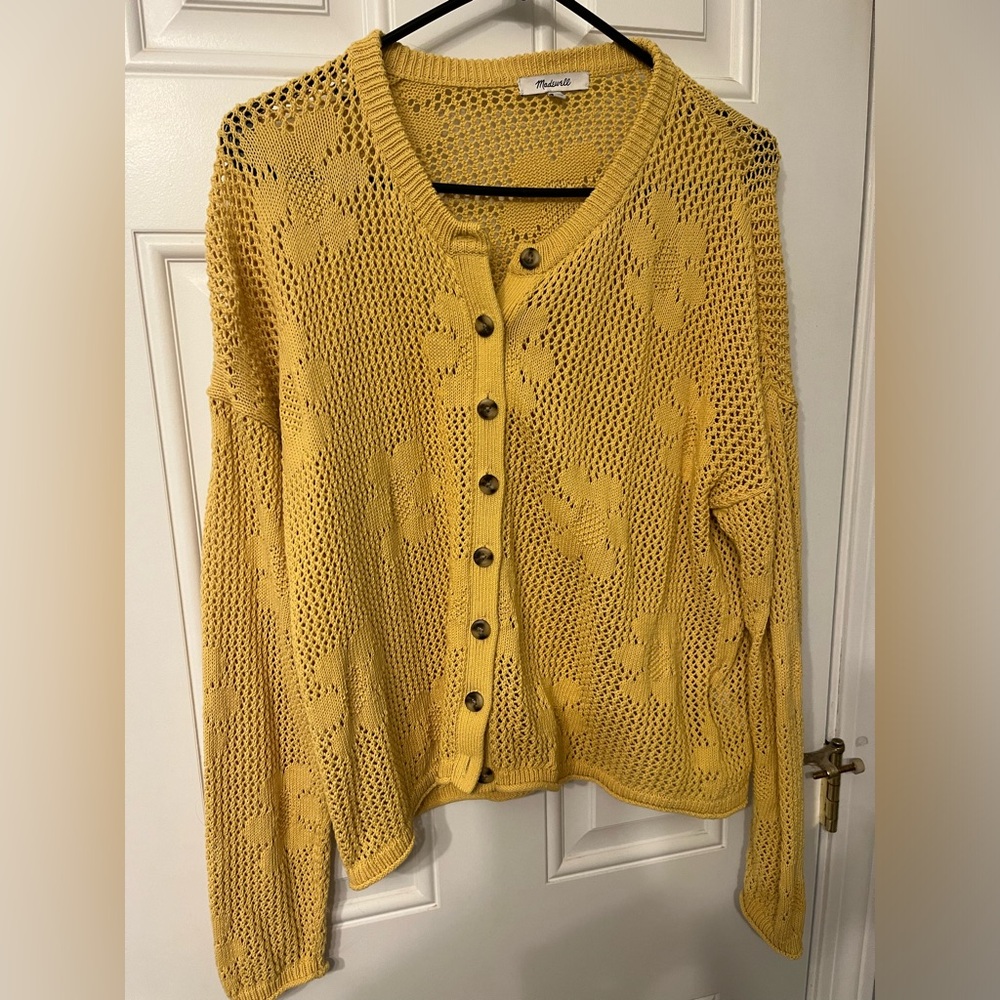 Madewell crocheted cardigan